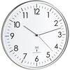 TFA TFA analoginis radijo valdymo sieninis laikrodis (baltas / sidabrinis)