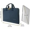Tucano Smilza Super Slim Bag do macbook Pro 14” Air 15” Pro 13" notebook 14”-13” tamsiai mėlyna