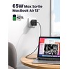 Sieninis įkroviklis UGREEN CD216 2xUSB-C 66W PD
