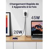 Sieninis įkroviklis UGREEN CD216 2xUSB-C 66W PD