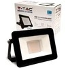 20W LED prožektorius V-TAC, juodu korpusu, 4000K