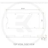 Ek Water Blocks EK Vanduo Blocks EK-Quantum Vector² Strix RTX 3070 Ti - nikiel