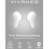 Vivanco belaidės ausinės Fresh Pair BT, balta (60604)