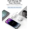 Sieninis įkroviklis Baseus GaN5 40W, 2x USB C (baltas)