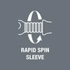 Wera „Zyklop Speed“ 1/2 colio terkšlės metrinis rinkinys, 37 dalys.