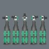 Grąžtas Terkšlė Wera 8009 Zyklop Pocket Imperial Set 1; 3/8''-1/4'' +? sukimo antgaliai