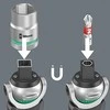 Grąžtas Terkšlė Wera 8009 Zyklop Pocket Imperial Set 1; 3/8''-1/4'' +? sukimo antgaliai