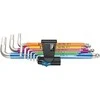 Wera L formos šešiakampių raktų komplektas 3950/9 Hex-Plus Multicolour