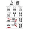 YATO SZCZYPCE DO ZACISKANIA KONEKTORÓW 0,2 do 6,0mm2 2305