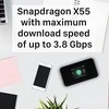 Modemas Maršrutizatorius - ZTE MU5001 Nešiojamas 5G Wi-Fi 6 4500mAh Baterija