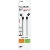 2GO USB / Type C Ladekabel 4 in 1 USB A, Lighn. 1,2m sw