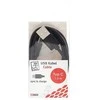 USB kabelis 2GO USB-A - USB-C 1 m Juodas (795782)