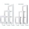 ĮĖJIMO SKYDELĖ 2 MODULE SURF./FRAME HEL. P VERSO 9155022 2N