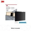 3M PF195W9B Privacy Filter for LCD Monitorius 19.5" Juodas, 433 x 237 mm