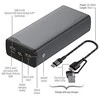 4smarts Powerbank VoltHub Pro 26800mAh QuickCharge PD gunmetal