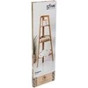5five Simply Smart Bamboo Kampinė vonios knygų spinta, bambukinė, 3 lygių
