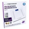 Svarstyklės su „Bluetooth“ funkcija Esperanza B.FIT EBS016W (baltos spalvos)