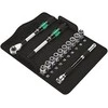 Terkšlės ir galvučių rinkinys Wera Zyklop Hybrid 8006 SC 1, 10-19mm, 13 vnt
