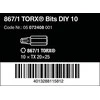 Sukimo antgaliai WERA Standart, T20 x 25 mm, 10 vnt.