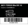 Sukimo antgaliai WERA Standart, T20 x 25 mm, 10 vnt.
