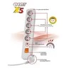 HSK DATA acar X5 Pilkas 5 kintamos srovės lizdas (-iai) 230 V 5 m