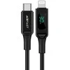 USB laidas Acefast C6-01 MFi PD30W USB-C to Lightning 1.2m juodas