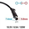 Akyga Nešiojamojo kompiuterio maitinimo šaltinis AK-ND-46 18.5V/6.5A 120W 7.4x5.0 mm + kontaktas HP