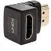 Lindy Adapteris - HDMI M/F 90° Dešinys Kampas 4K UHD 60Hz 18Gb/s
