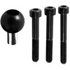 Ram Mounts RAM MOTOCIKLO PAGRINDAS W HOLE M8 VARŽTAS