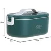 Adler | Heated Food Container | AD 4505g | Capacity 0.8 L | Material Nerūdijantis plienas/Plastic | Žalias