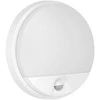 Sieninis šviestuvas Orno AGAT LED 10W, sodo šviestuvas su 140° judesio jutikliu, 800lm, IP54, 4000K, baltas