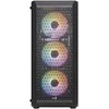 „Aerocool Beam-G-BK-v2“ vidutinio dydžio bokštas, grūdintas stiklas – Juodas