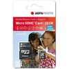 AgfaPhoto Micro SDHC UHS-I 16GB didelės spartos 10 klasės U1 + adapteris