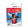 Atminties kortelė AgfaPhoto SDXC kortelė 64 GB didelės spartos 10 klasės UHS I U1 V30