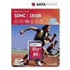 Atminties kortelė „AgfaPhoto“ SDHC kortelė 16 GB didelės spartos, 10 klasės UHS I