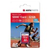 Atminties kortelė „AgfaPhoto“ SDHC kortelė 32 GB didelės spartos, 10 klasės UHS I