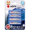 AgfaPhoto 110-802589 - Single-use battery - AA - Alkaline - 1.5 V - 4 pc(s) - Mėlyna - Pilkas