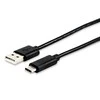 USB kabelis Equip USB-A - USB-C 1 m Juodas (12888107)