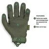 Mechanix Wear Pirštinės Mechanix The Original® Olive Drab XL dydis. Velcro, dirbtinė oda, TrekDry®