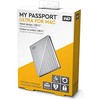 Kietasis diskas 2,5 Western Digital My Passport Ultra Mac 4TB Sidabrinis USB-C/USB3.0 HDD 6,4cm 2,5Zoll Metal finish RTL portable extern