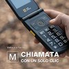 Išmanusis telefonas AGM Mobile M8 Klapper 4G Rugged Juodas