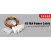 Akasa Molex – 3 kontaktų x4, daugiaspalvis (AK-CB001)