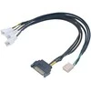Akasa Flexa FP3S PWM Splitter Cable (3 Fans) - sleeved, 30cm