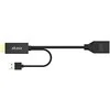 AV Akasa HDMI adapteris – DisplayPort + USB-A juodas (AK-CBHD24-25BK)
