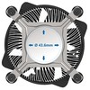 „Akasa AK–CC6603EP01“ žemo profilio procesoriaus aušintuvas – LGA 1700, 59,2 mm aukščio
