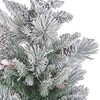 Beliani Apšarmajusi dirbtinė LED Kalėdų eglutė MALIGNE 90 cm balta