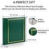 Nuotraukų rėmelis Victoria Collection Albumas SA40S Magnetic 40psl Classic, žalias 2vnt