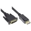 GoodConnections Good Connections Anschlusskabel 3m DisplayPort zu DVI-D juodas