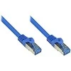 GoodConnections Good Connections Patchkabel Cat. 6a S/FTP, PiMF halogenfrei 500MHz blau 3m