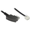 Good Connections TAE-N zu RJ11 Anschlusskabel 10m Modem juodas
